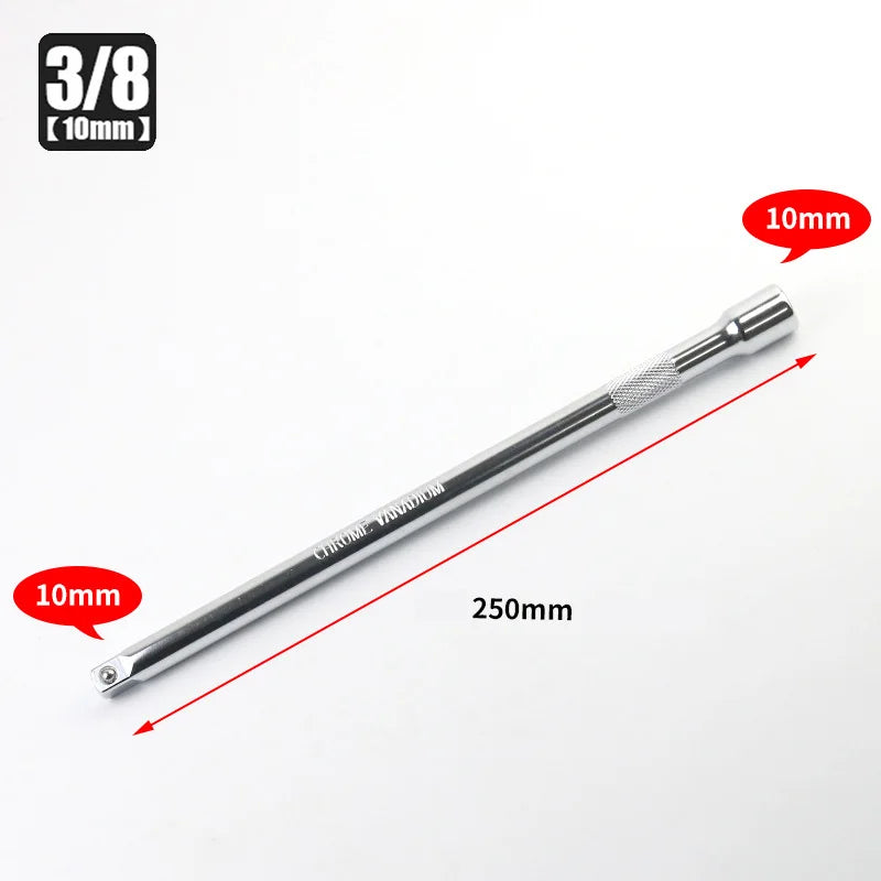 1/4" 3/8" 1/2" Drive Extension Bar Set