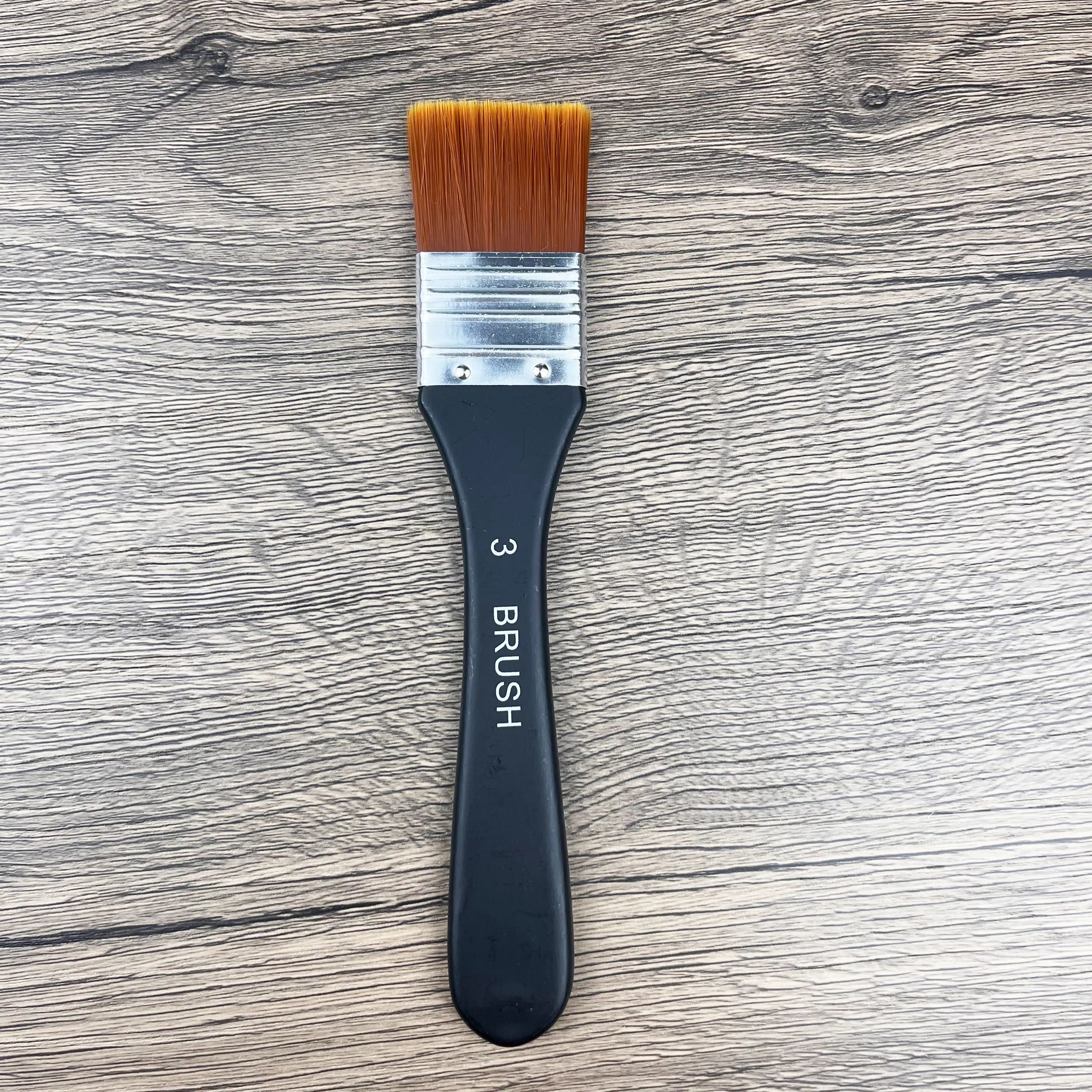 Flat Paint Brush Set – Acrylic, Oil & Gesso Painting Brushes for Artists