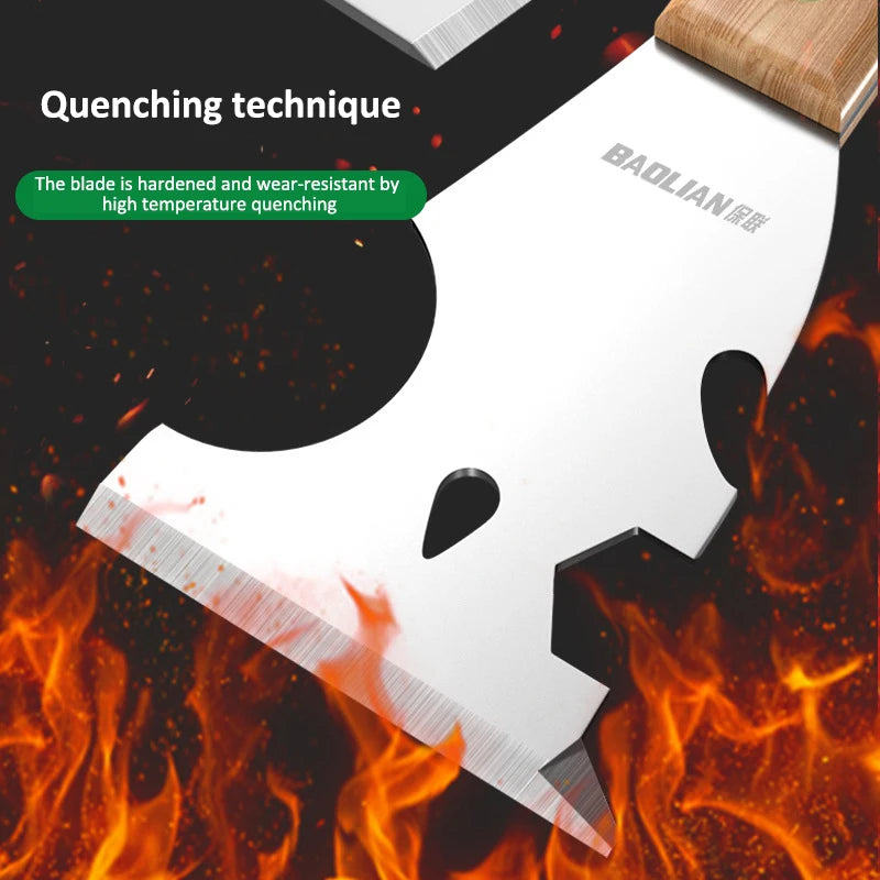 Stainless Steel Painter Scraper with Hammerhead