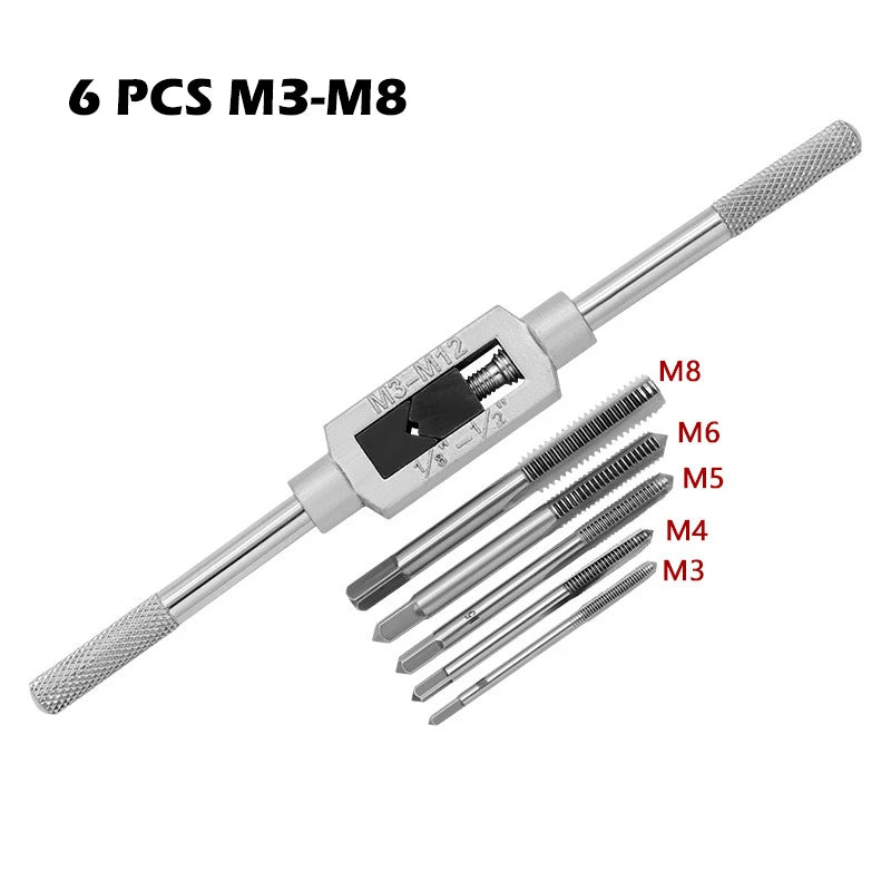 M3-M12 HSS Metric Hand Tap Set