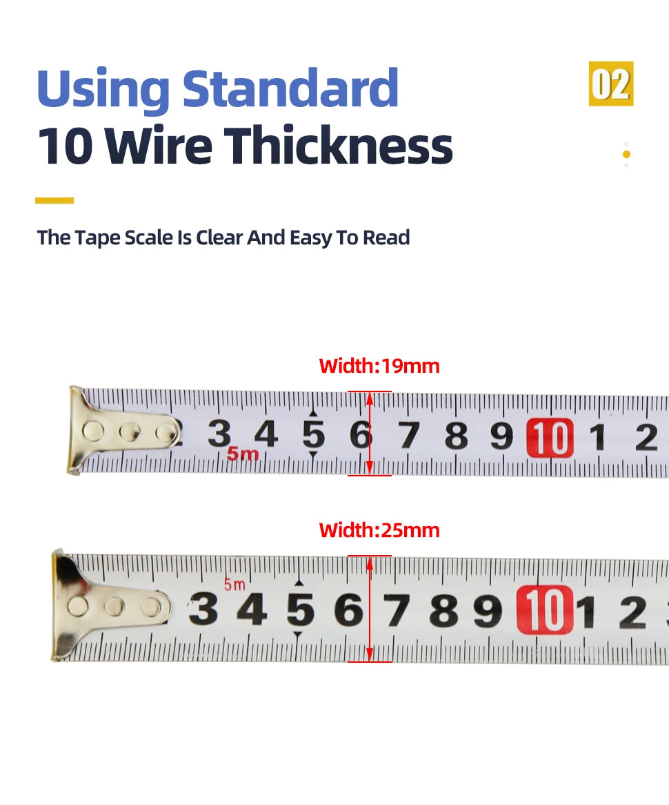 2M/3M/5M Steel Tape Measure