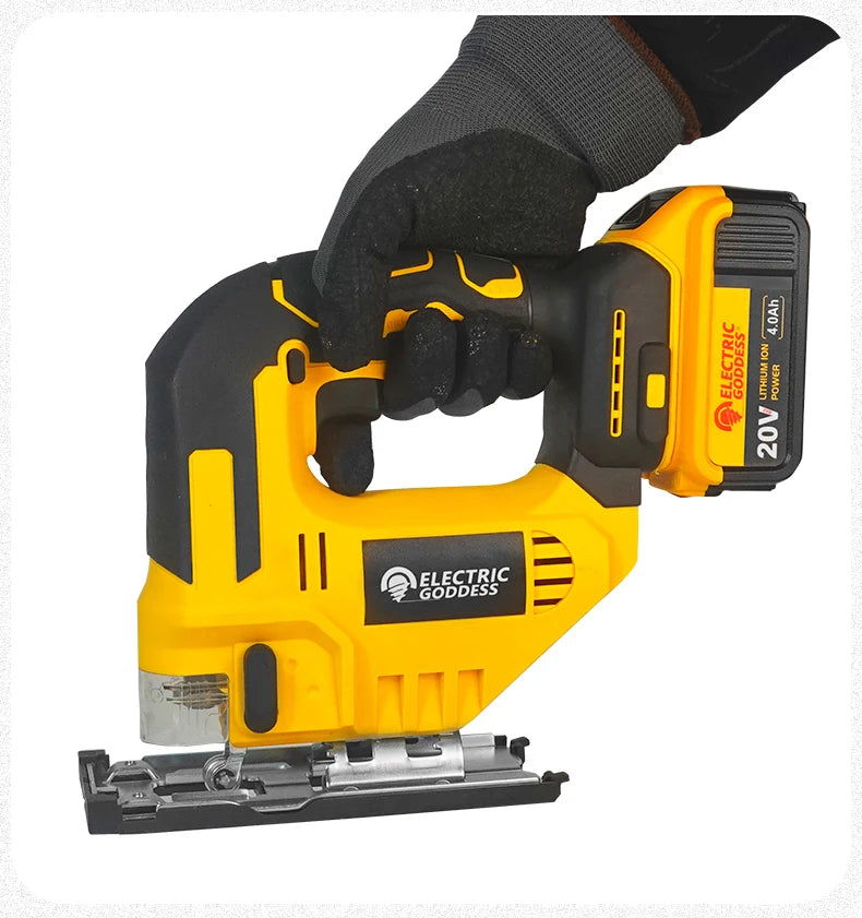 Electric Goddess Cordless Jig Saw – 2700RPM, 3-Speed, Fits Dewalt 20V