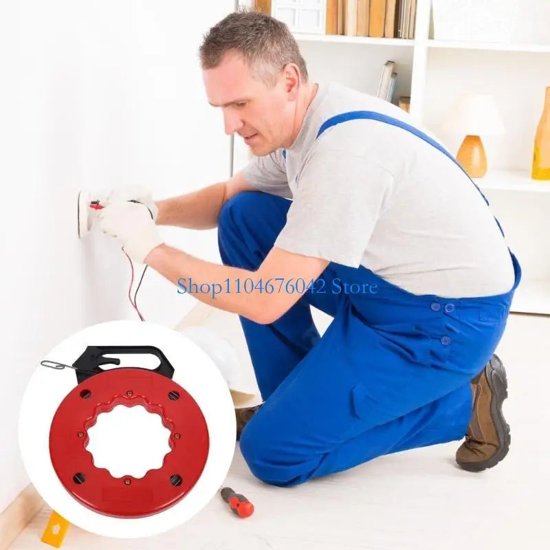 5asd Fish Tape Steel Wire Puller Electrical Wire Fish Tape Duct Rod Leads Device