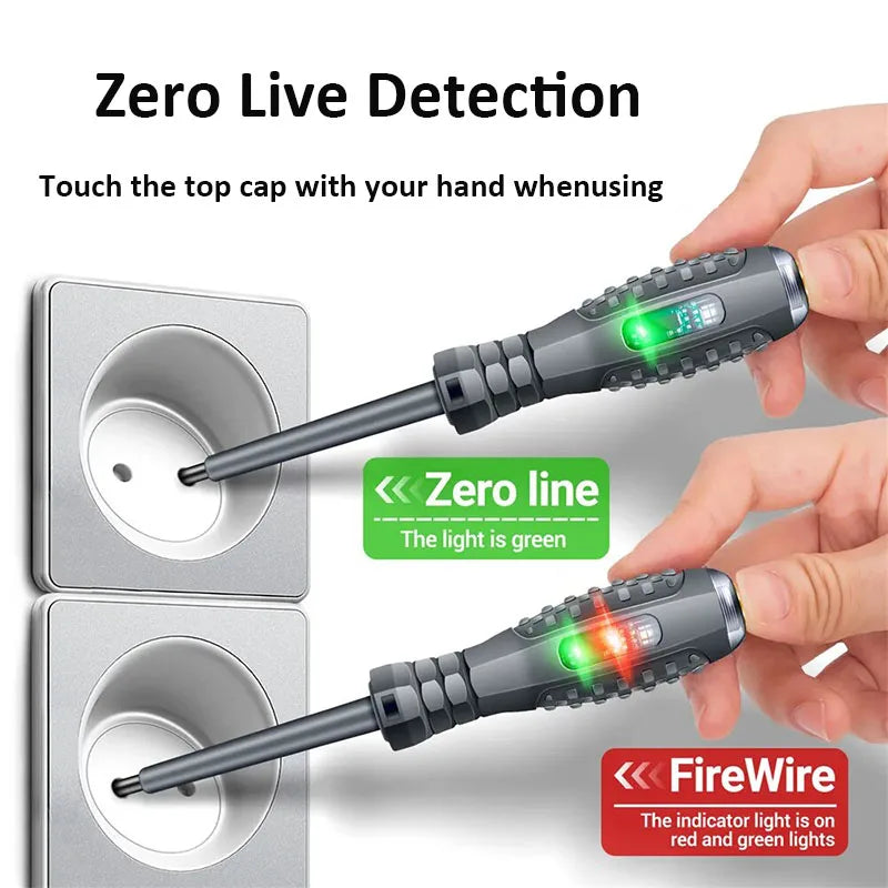 2PCS Voltage Tester Screwdriver Set 12–220V