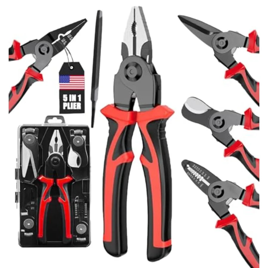 5-in-1 Multifunctional Interchangeable Plier Set