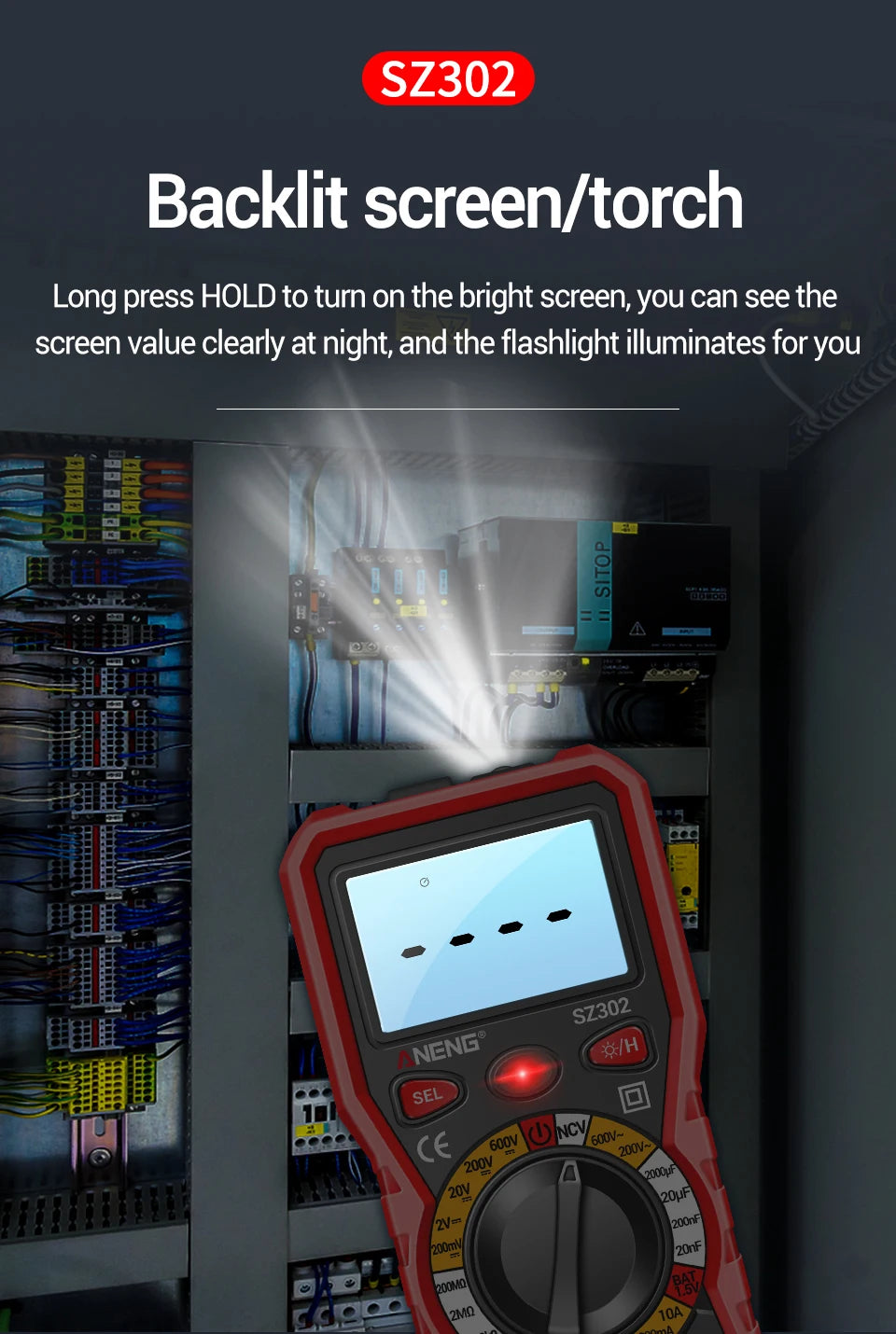 ANENG SZ302 LCD Digital Multimeter