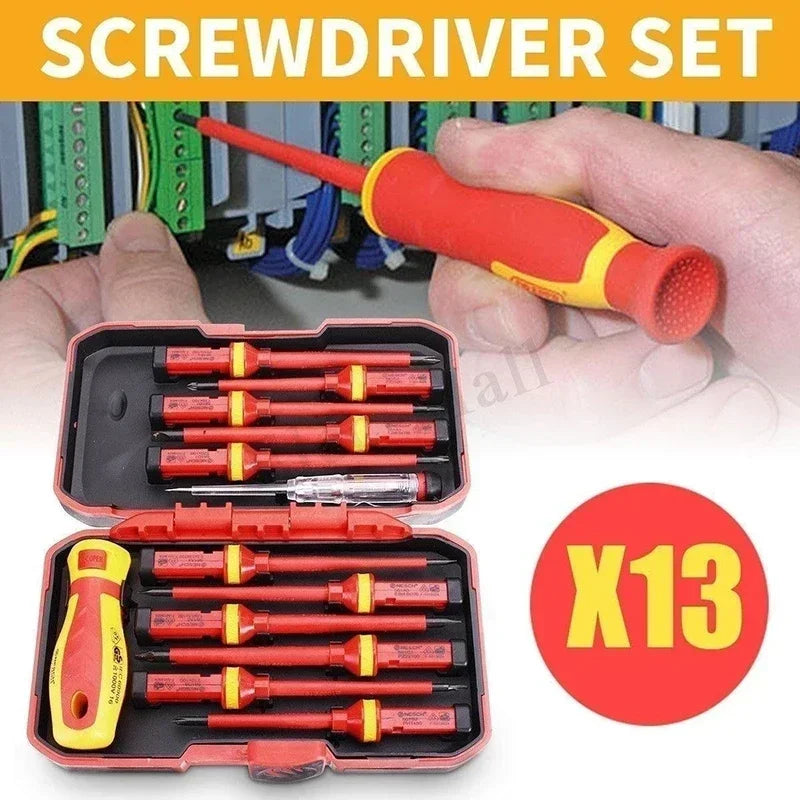 8/13PCS VDE Insulated Screwdriver Set