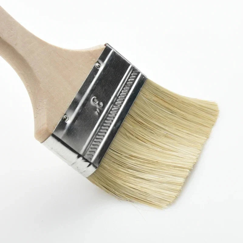 5pcs Paint Brush Set – Wooden Handle Wall & Furniture Painting Brushes