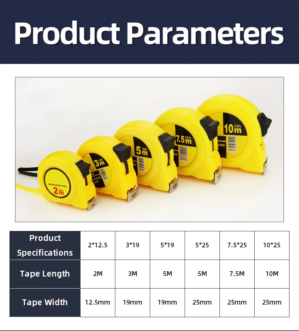 2M/3M/5M Steel Tape Measure