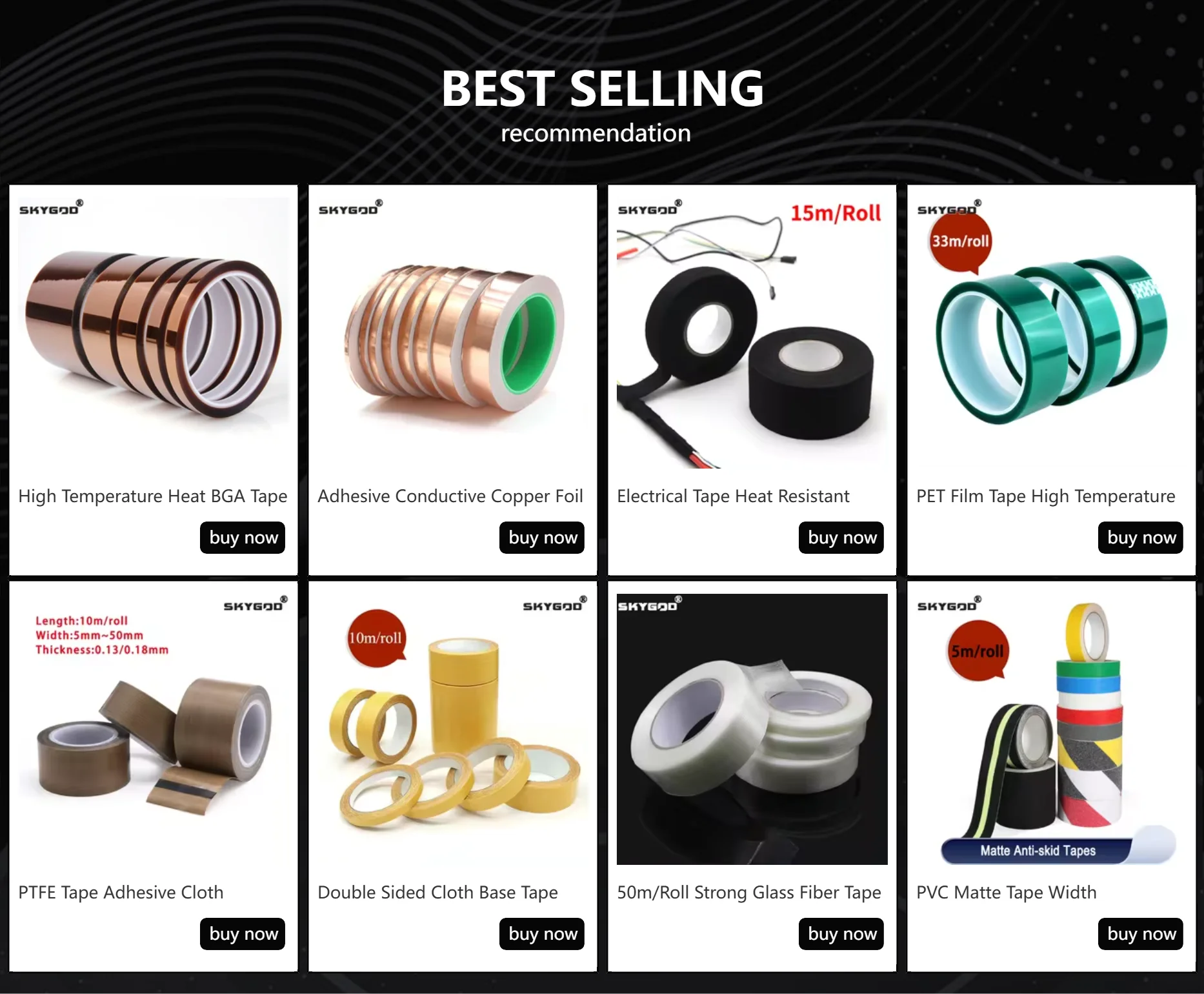 Heat-Resistant Electrical Tape – Fabric Cloth Insulation for Automotive