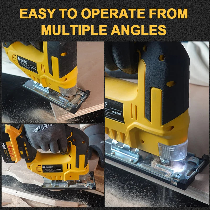 Electric Goddess Cordless Jig Saw – 2700RPM, 3-Speed, Fits Dewalt 20V