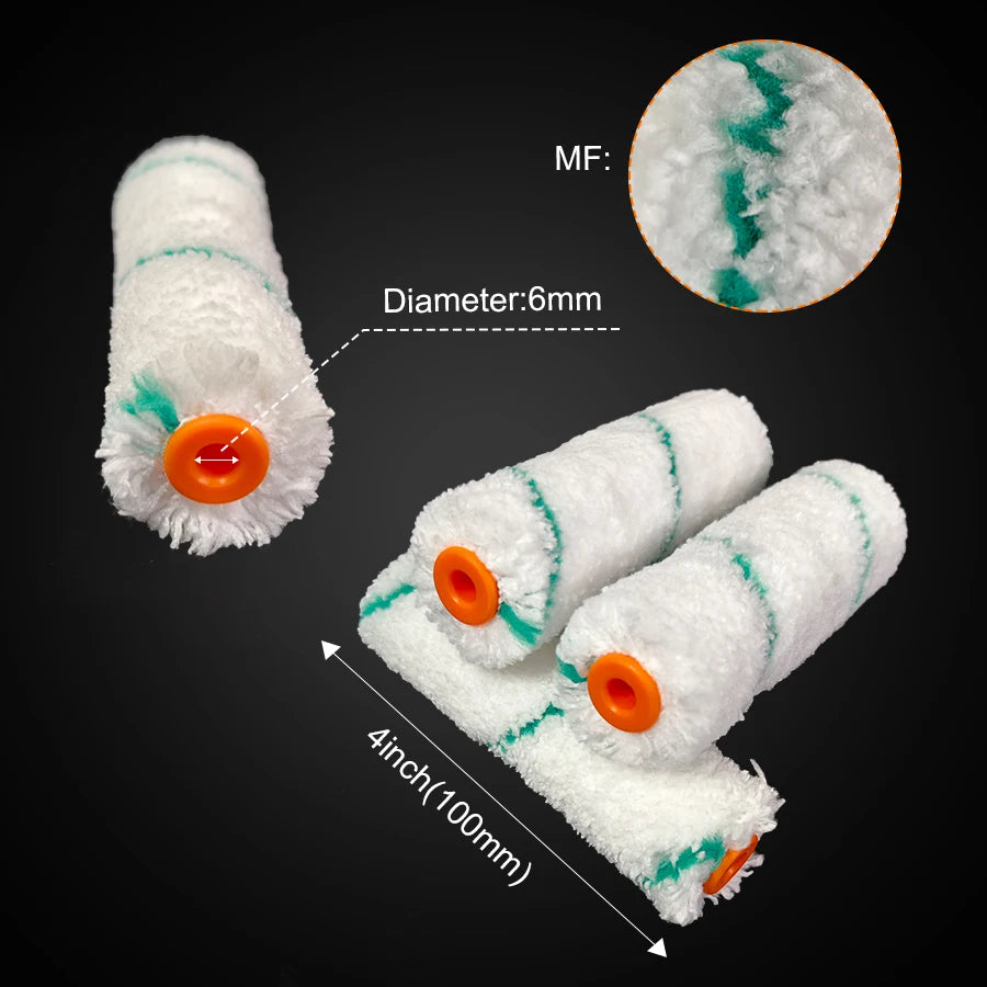 10pcs 4" Mini Paint Roller Set