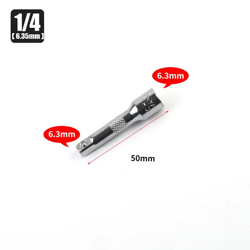 1/4" 3/8" 1/2" Drive Extension Bar Set