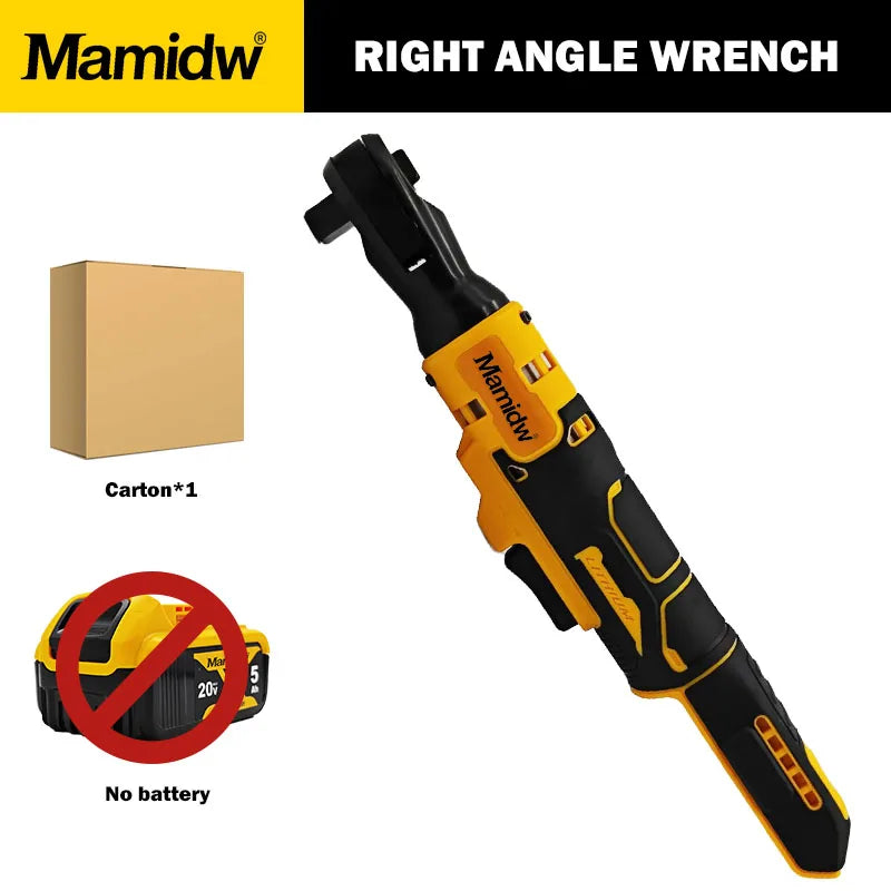Brushless Cordless Ratchet Wrench – 3/8-Inch, Variable Speed, Fits Dewalt 20V