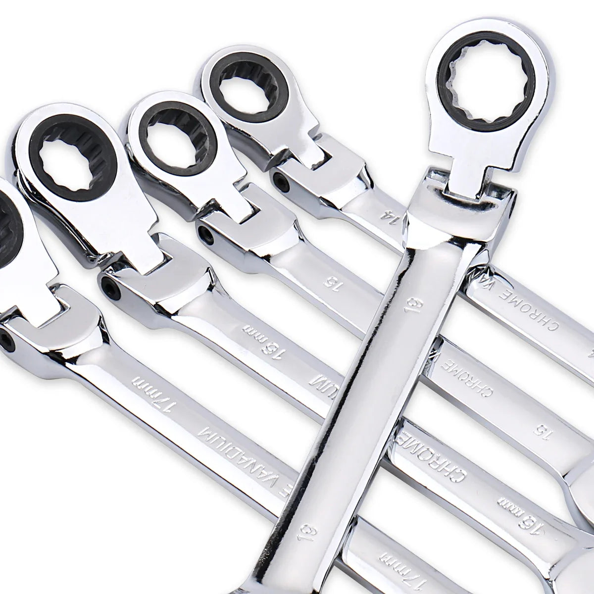 Ratchet Wrench Spanner 72-Tooth Flexible Head
