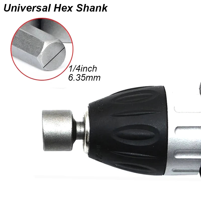 Hexagon Socket Screw Bolt Driver Wrench Adapter Set