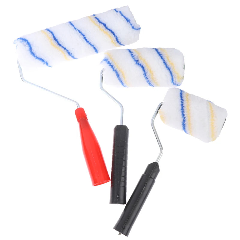 4", 6", 9" Paint Roller Brush with Short & Long Handle for Wall Painting
