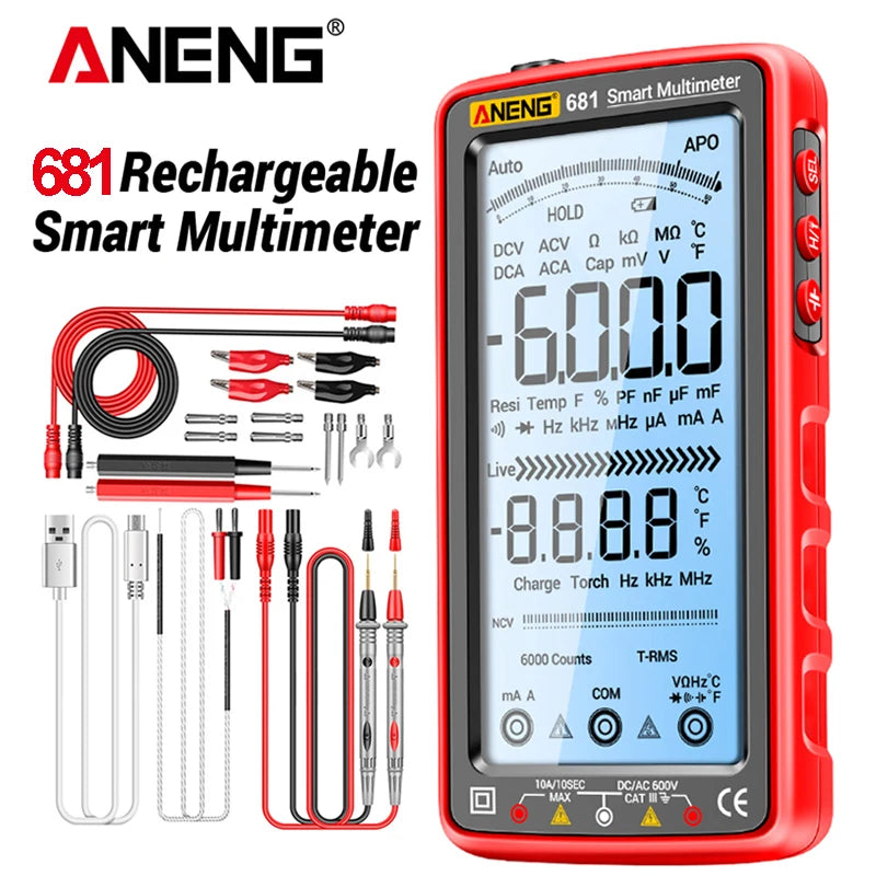 ANENG 681 Rechargeable Digital Multimeter