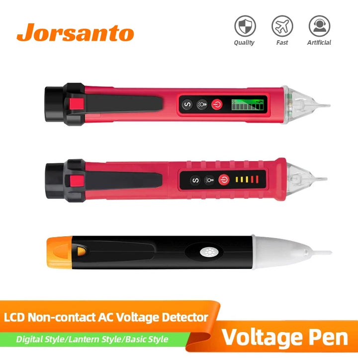 Non-Contact Voltage Detection Pen – LCD AC 90-1000V Indicator