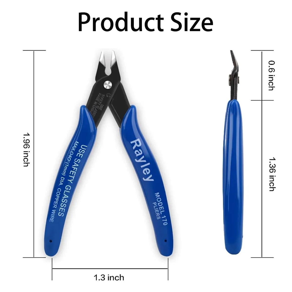 1/2/5pcs Carbon Steel Diagonal Pliers