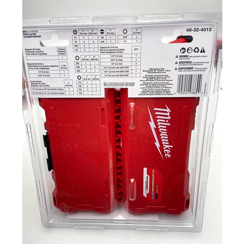 Milwaukee 48-32-4013 SHOCKWAVE 50-Piece Impact Duty Drill & Drive Bit Set