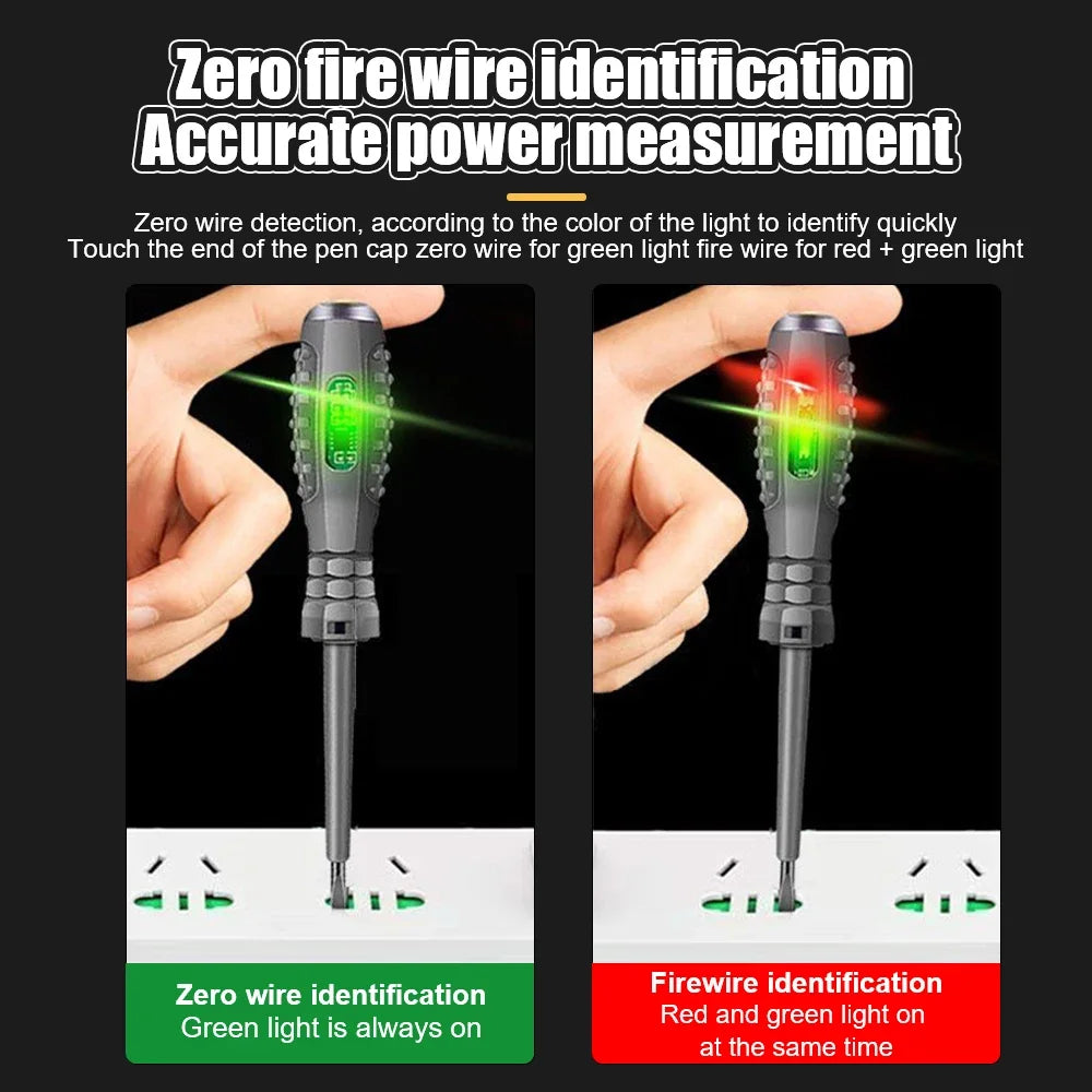 2PCS Voltage Tester Screwdriver Set 12–220V