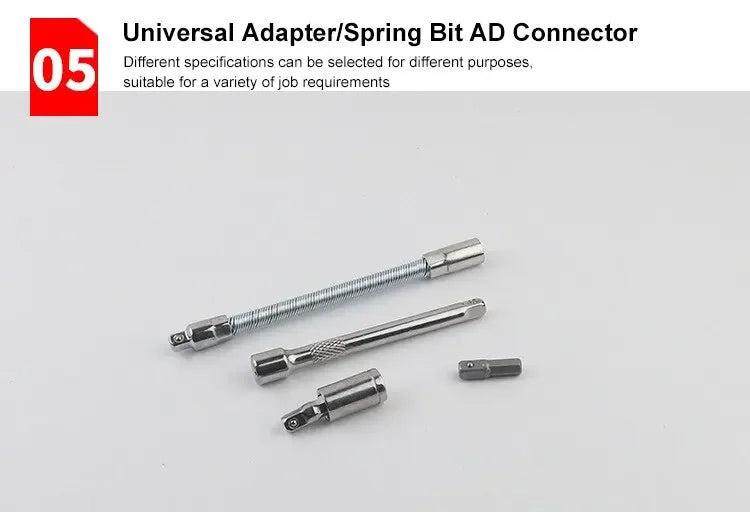 46-Piece 1/4-Inch Car Repair Socket & Wrench Tool Kit