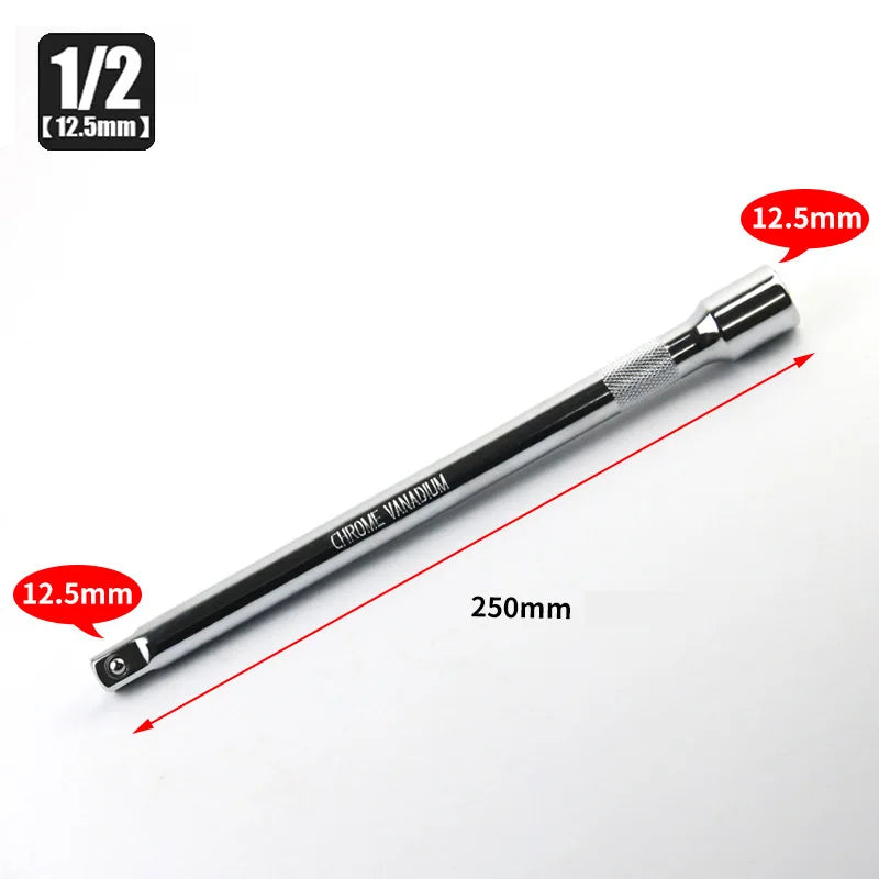 1/4" 3/8" 1/2" Drive Extension Bar Set